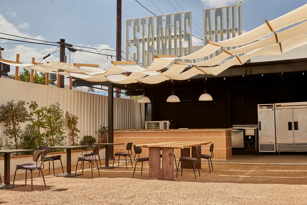 Outdoor kitchen and patio